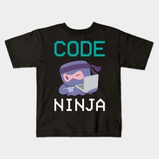 Code Ninja Software Engineer Developer Kids T-Shirt